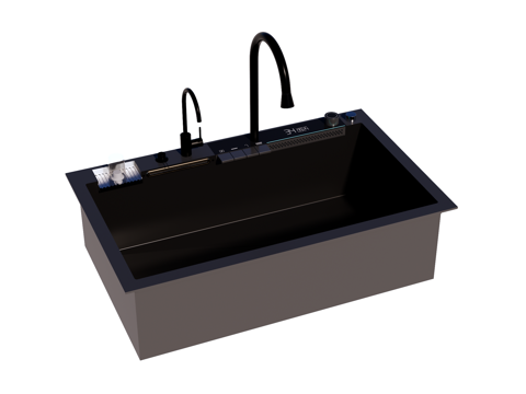  水槽菜盆洗菜盆su模型 