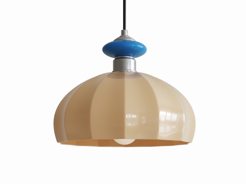 现代中古小吊灯 儿童吊灯3d模型