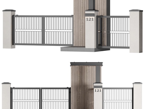  围栏 - Huron3d模型 