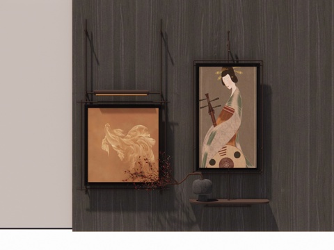 摆件 镜子 饰品 家具 家装su模型