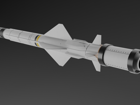  飞鱼武器AM-39反舰武器3d模型 