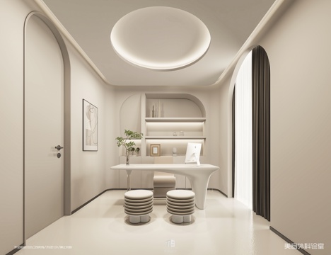  美容咨询室3d模型 