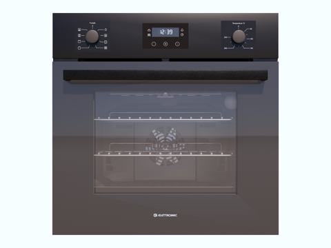 嵌入式蒸烤箱su模型