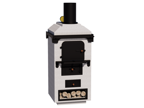  烤炉窑炉 户外烤炉窑炉 披萨窑炉su模型 