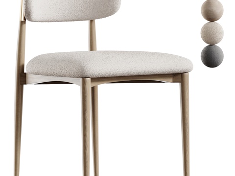  Bradley 餐椅灯 Cushing Snow by Da3d模型 