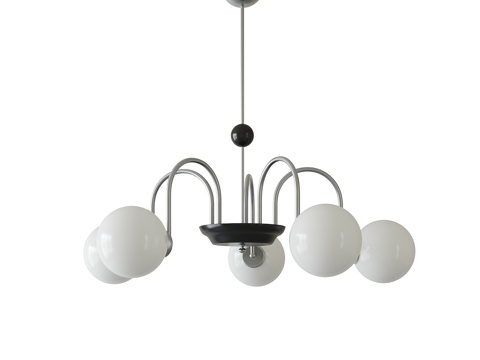 法式中古吊灯su模型