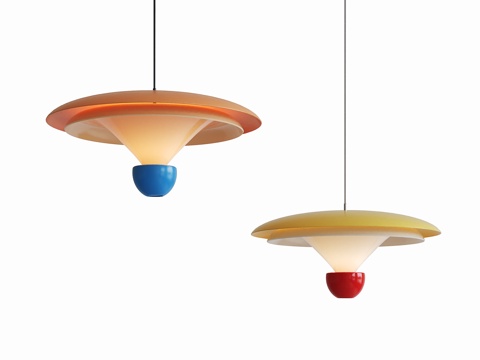  现代奶油小吊灯 儿童吊灯3d模型 