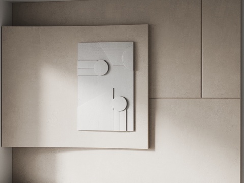  装饰墙板组合套装63d模型 