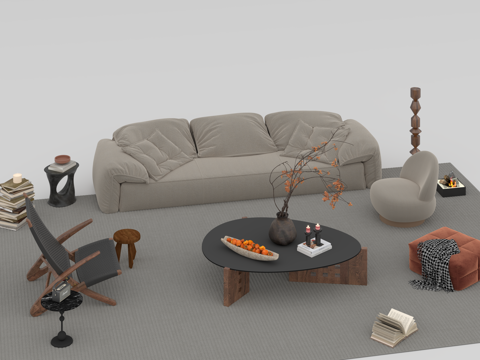  沙发组合3d模型 