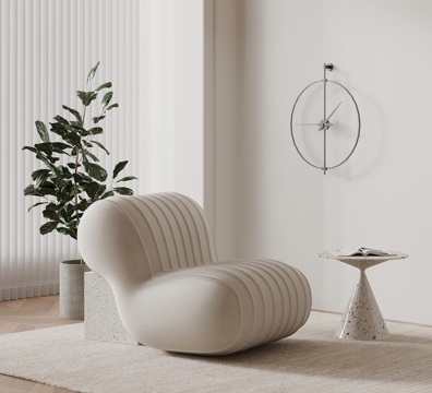  现代躺椅 沙发椅su模型 