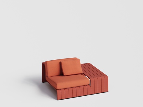  paolalenti 单人椅 休闲椅组合3d模型 