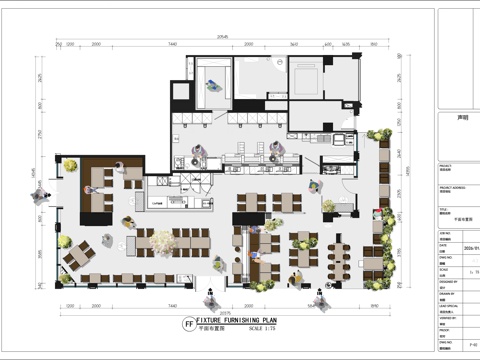 现代烧烤店 烧鸟 木屋烧烤 日式烧烤cad施工图