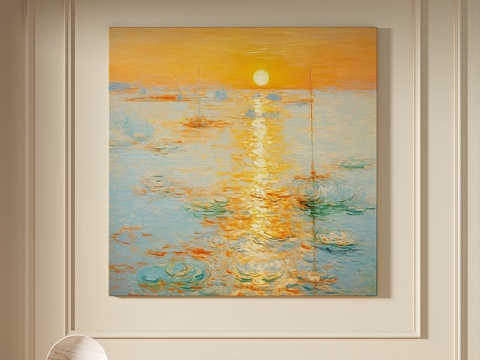  现代，简约，肌理，抽象，轻奢，侘寂，装饰画3d模型 