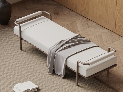 中古风沙发凳su模型