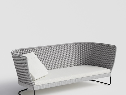  paolalenti 双人 三人沙发组合3d模型 