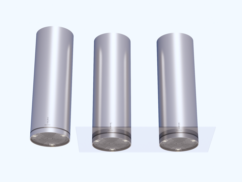 抽油烟机 圆形抽油烟机 中岛抽油烟机su模型