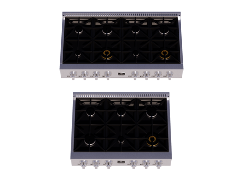 燃气灶 灶台su模型