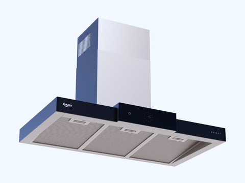 壁挂式抽油烟机su模型