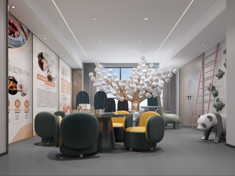  儿童娱乐休闲区3d模型 