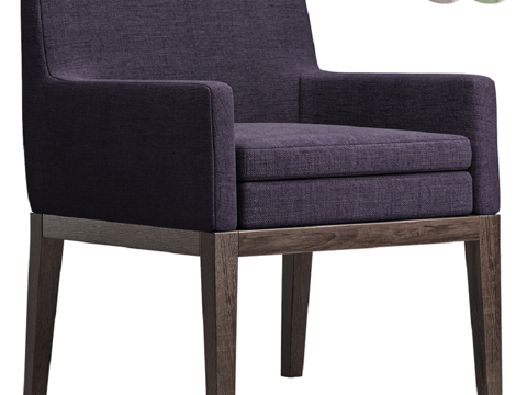  现代单椅3d模型 