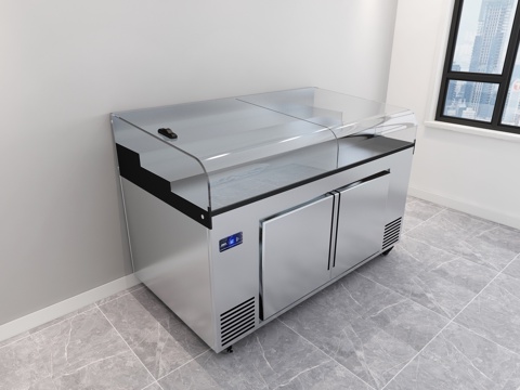  冰柜 商用冷藏展示柜3d模型 