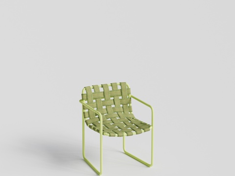  paolalenti 单人椅 餐椅组合3d模型 