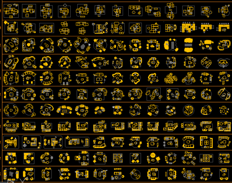 室内设计图库大全cad施工图