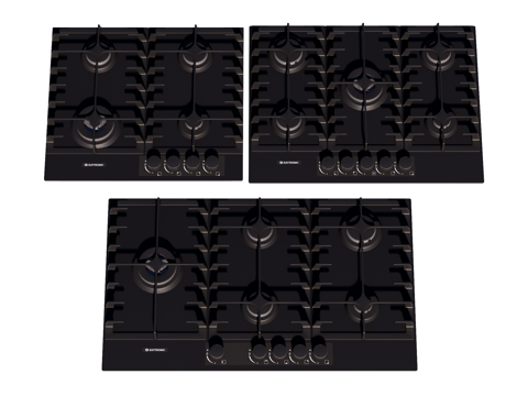  燃气灶 灶台su模型 