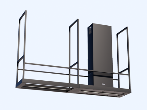 吊挂式抽油烟机 中岛抽油烟机su模型