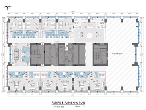 酒店客房及套房规划平面图cad施工图