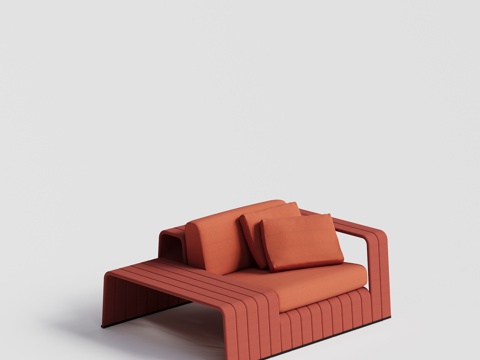  paolalenti 单人椅 休闲椅 单人沙发组合3d模型 