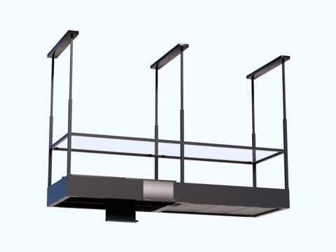 吊挂式抽油烟机 中岛抽油烟机su模型
