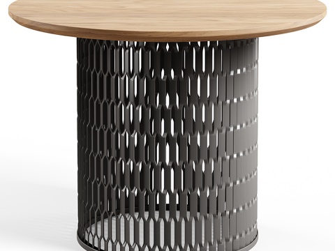  Kettal - 网格边桌 D603d模型 
