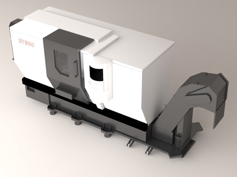  大型商用打印机 专业打印设备 工业打印设备3d模型 