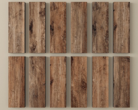  现代旧木头 老木板 木材3d模型 