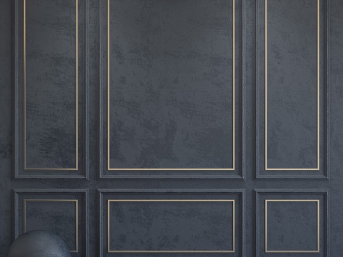  装饰性石膏带装饰线条733d模型 