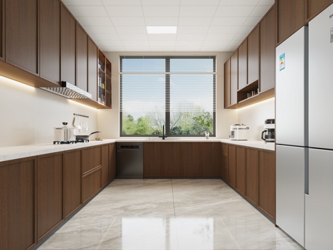  新中式厨房 厨房电器 洗碗机3d模型 