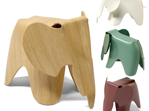  儿童玩具大象3d模型 