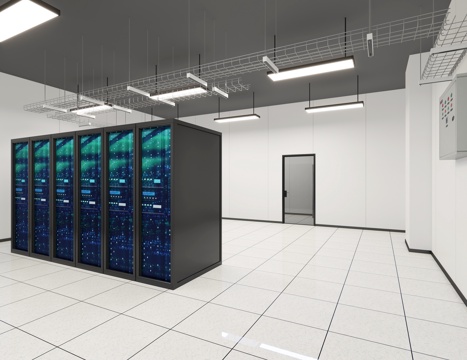  机房3d模型 