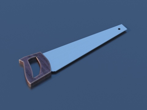  锯子 五金工具3d模型 