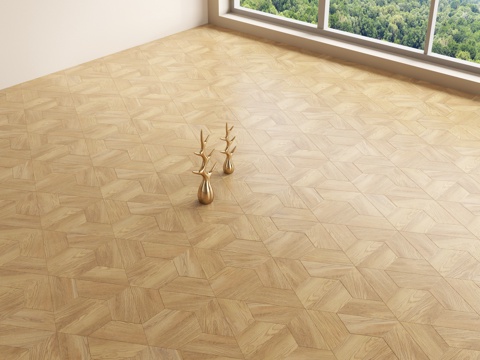  现代木地板 木纹地板 拼花地板3d模型 