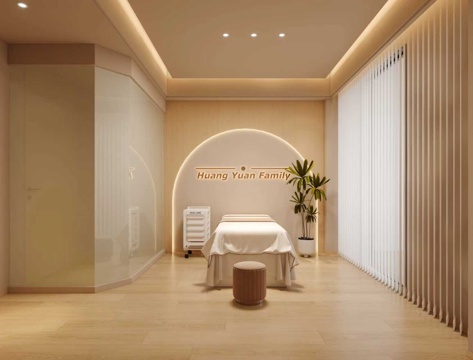  现代按摩推拿3d模型 