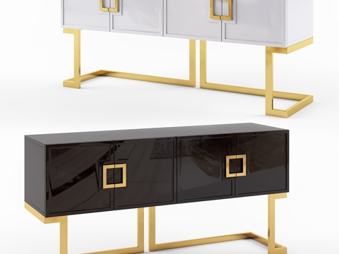  Lansen 餐边柜3d模型 