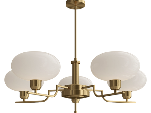  现代吊灯3d模型 