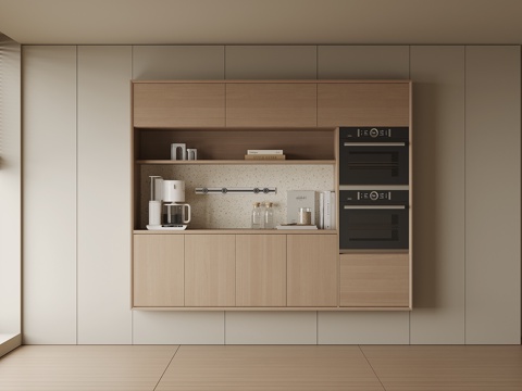  现代酒柜餐边柜3d模型 