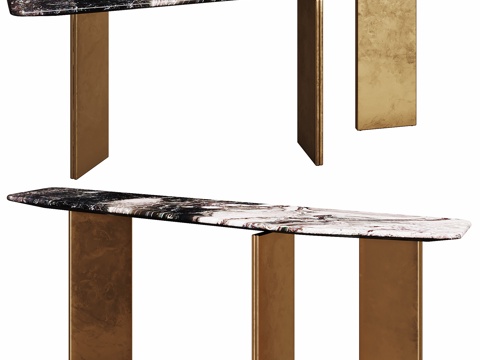  现代 控制台 玄关桌 桌子 装饰桌柜 摆台3d模型 