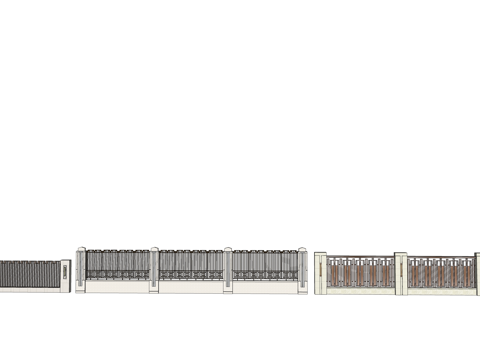 微景观 门 庭院门 室内造景 造景 草坪灯 庭院su模型