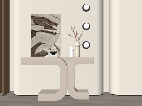 小品 器具 茶几 茶桌 茶台 茶具 茶桌椅su模型