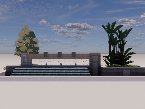  阳光房 园林景观 景观su模型 