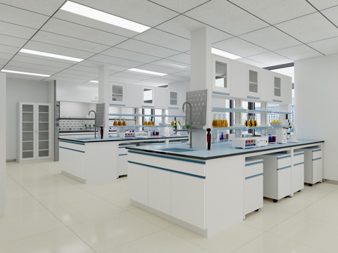  实验室3d模型 